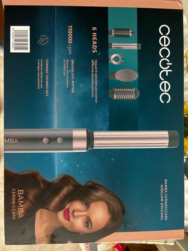 Cecotec Bamba Airglam: 6 cabezales