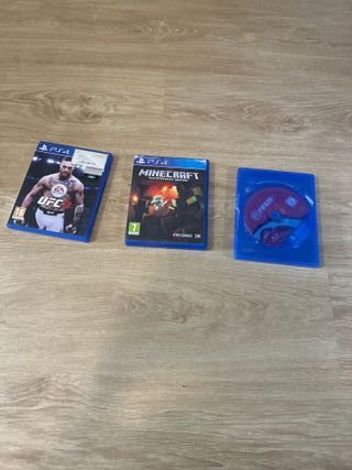 3 Juegos PS4 (PlayStation 4): FIFA20, Minecraft, U