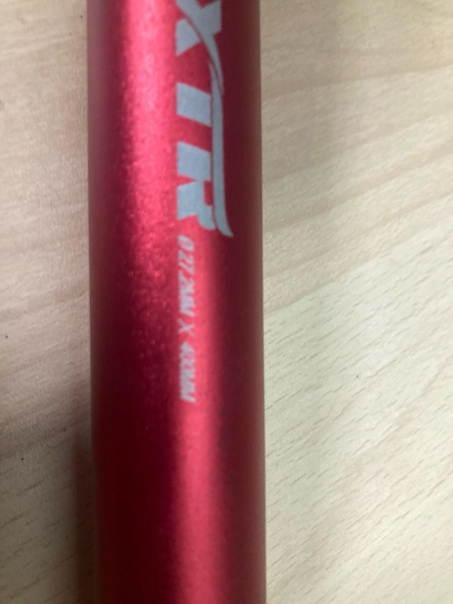 Tija sillín 27.2 roja