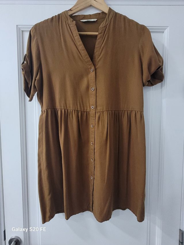 Vestido ONLY marrón - corto