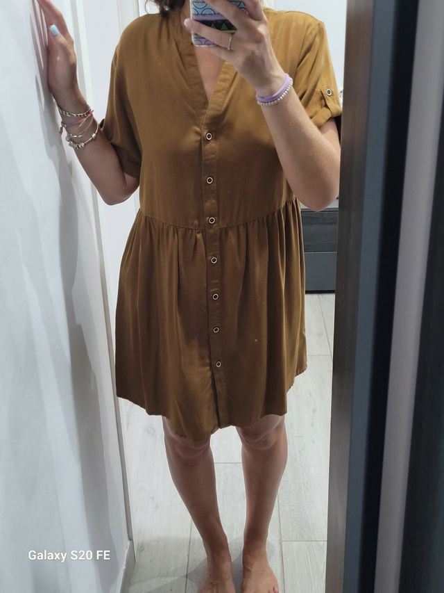 Vestido ONLY marrón - corto