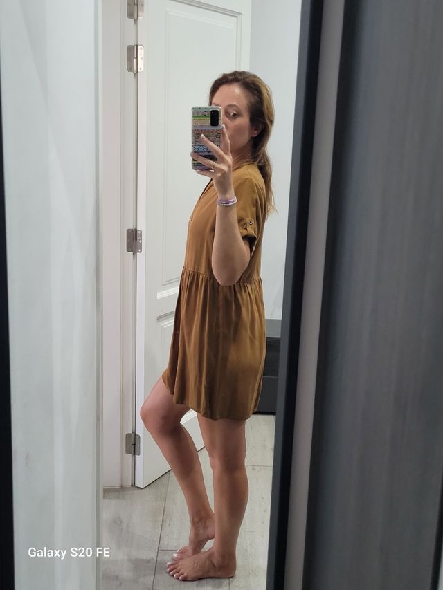 Vestido ONLY marrón - corto