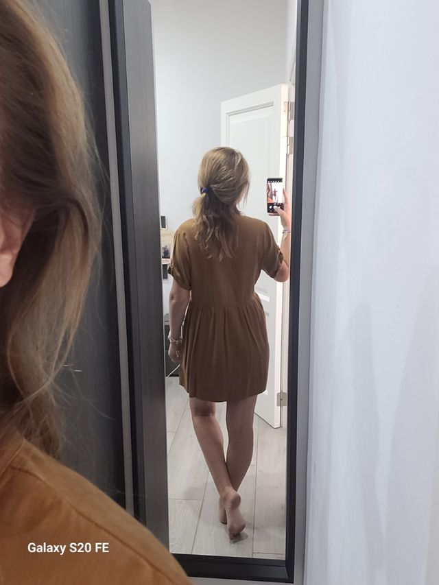 Vestido ONLY marrón - corto