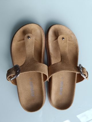 Sandalias Marrón Piel - Usadas
