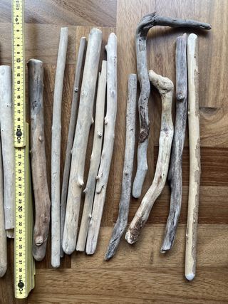 Legno di mare spiaggiato