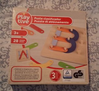 Juego madera - Puzzle Clasificador 28 piezas