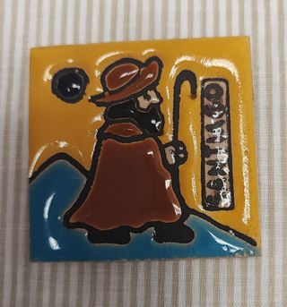 Imán nevera Camino Santiago