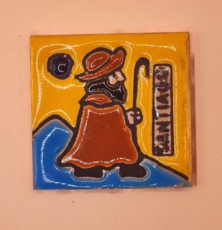 Imán nevera Camino Santiago