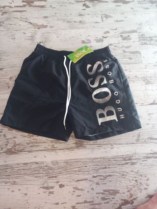 Bañador Hugo Boss negro