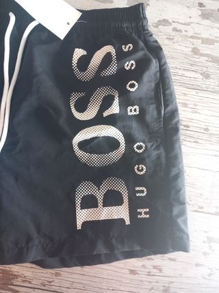 Bañador Hugo Boss negro