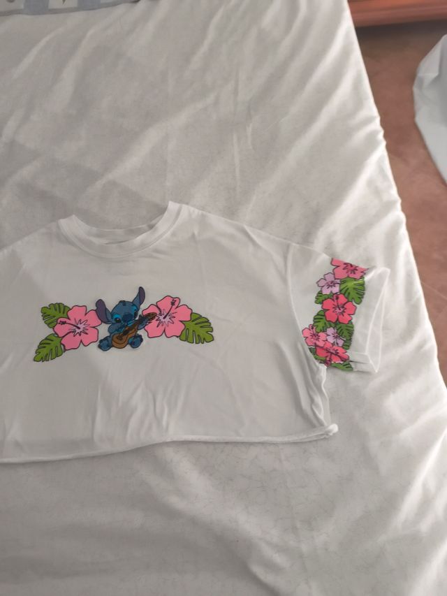 Crop top Stitch Bershka 10-12