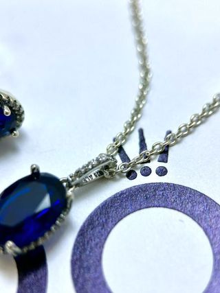 Juego Pandora azul - Plata 925