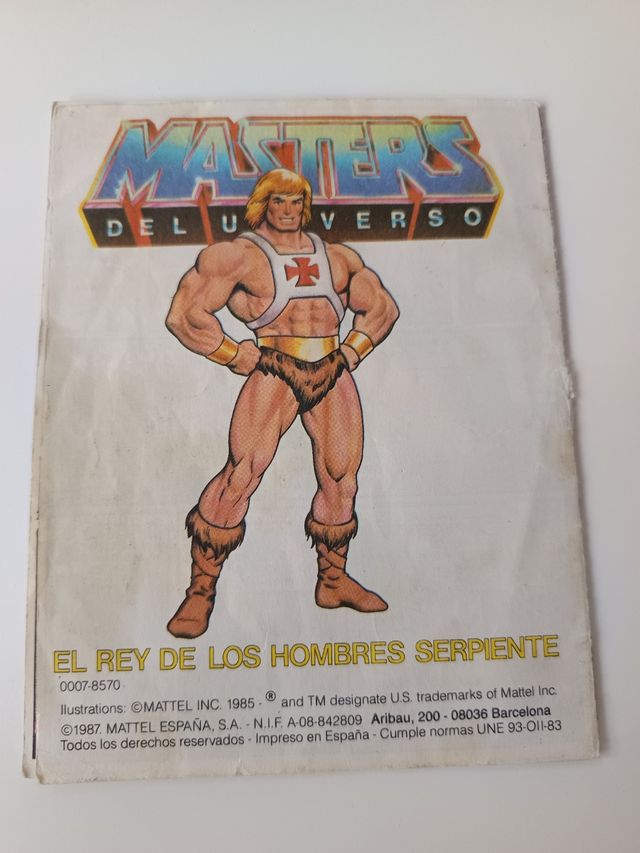 Mini comic He-Man: El rey serpiente