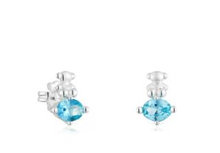 Pendientes Tous oso azul plata