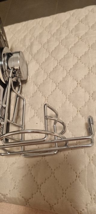 Porta rotolo carta igienica bagno - acciaio