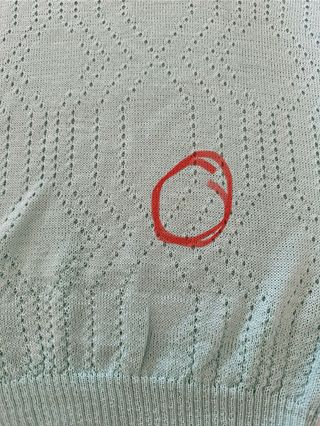 Maglia estiva celeste a traforo