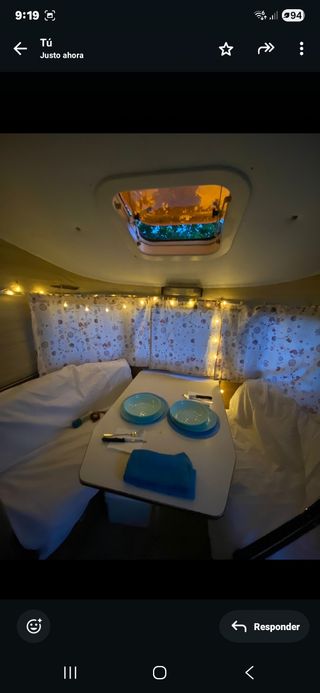 Caravana vintage constructam Coral 