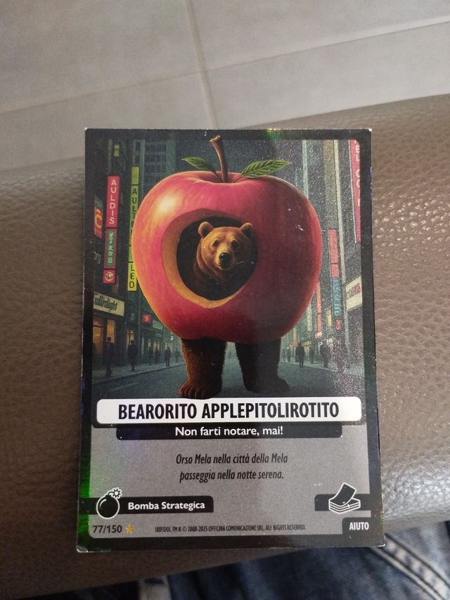 Carta Bearorito Applepitolorotito - 77/150