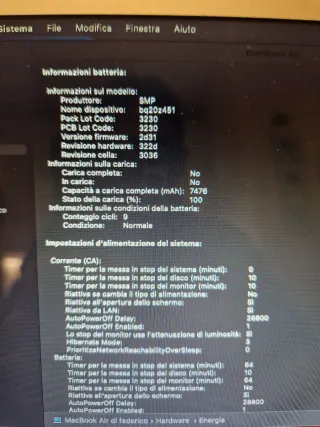 MacBook Air 13" 128 - BATTERIA NUOVA + magic mouse