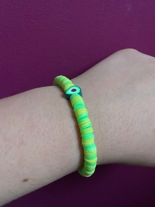 Pulsera Discos Aguacate