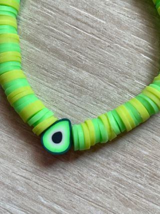 Pulsera Discos Aguacate