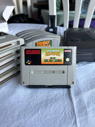 Super Nintendo SNES + 6 juegos + mandos