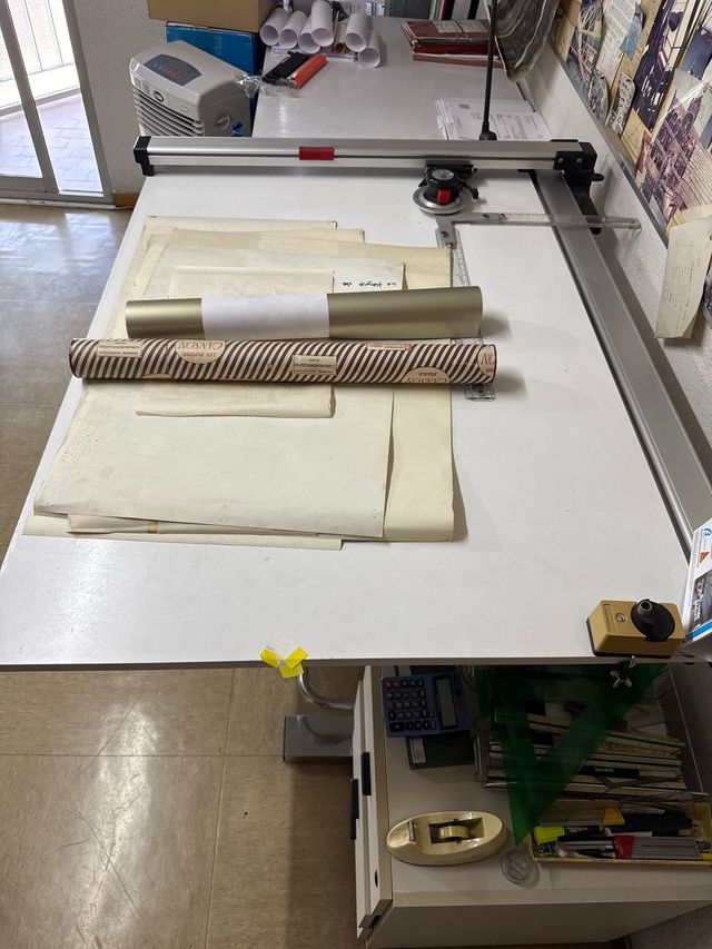 Mesa dibujo con técnigrafo Imasoto