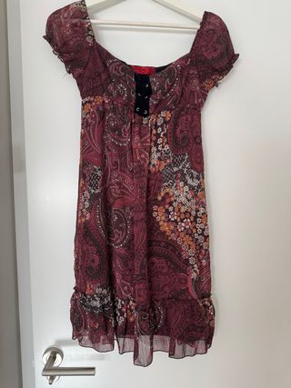 Vestido boho estampado