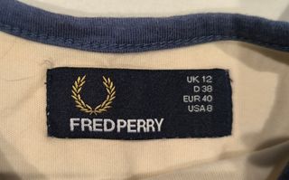 Camiseta Fred Perry beige Talla S