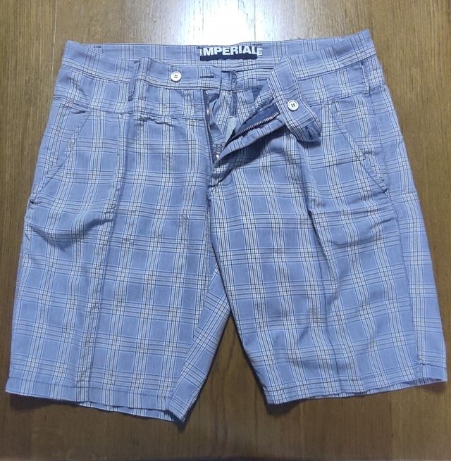 Pantaloncini Uomo Grigio Blu - Tg.50