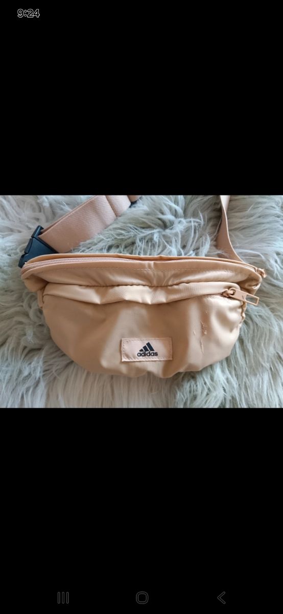 Riñonera Adidas Beige