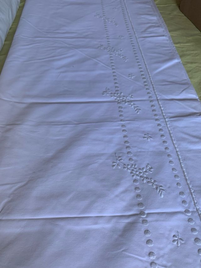 Sábanas bordadas  Nuevas