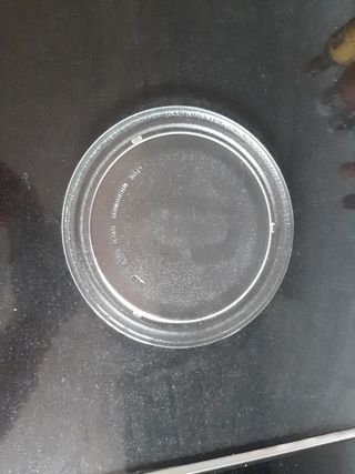 Plato cristal microondas