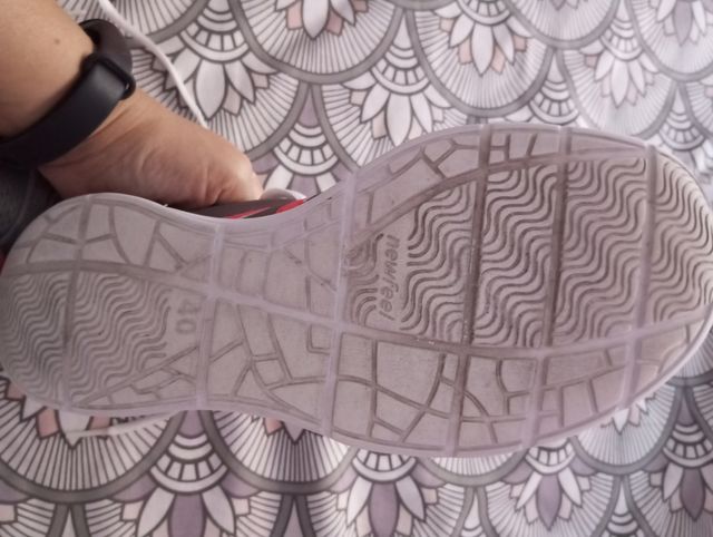 Zapatillas Gris Rosa - Talla 40