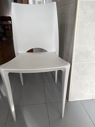 Silla cocina blanca - plástico
6 unidades
