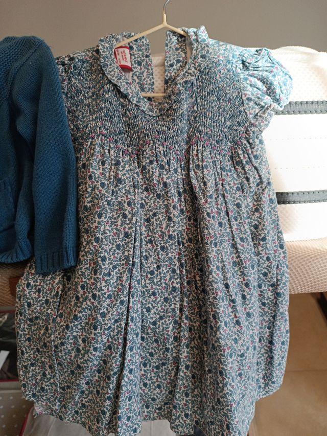 Vestido Neck&Neck niña flores - 18 24 meses