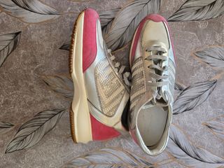 Hogan Scarpe donna rosa argento