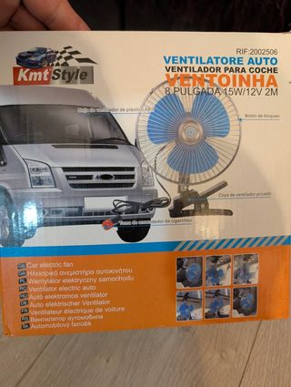 Ventilador Coche autocarava camper 12v