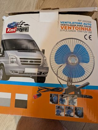 Ventilador Coche autocarava camper 12v