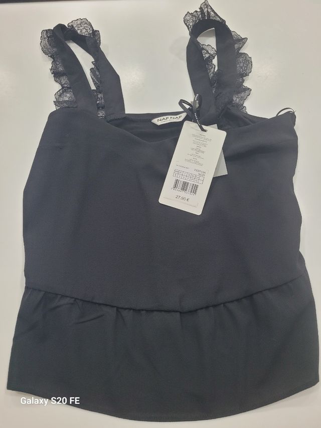 Top negro Naf Naf