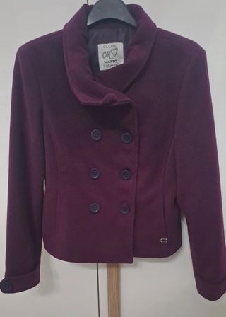 Cappotto Cuore Matto viola