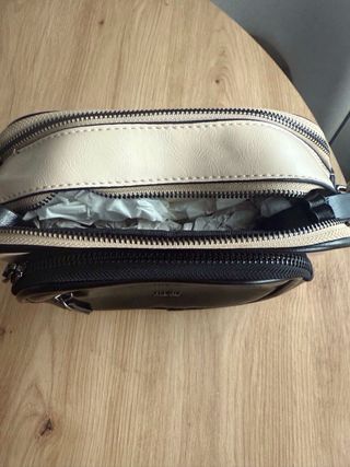Bolso Parfois beige y negro