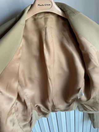 Completo pantalone giacca beige