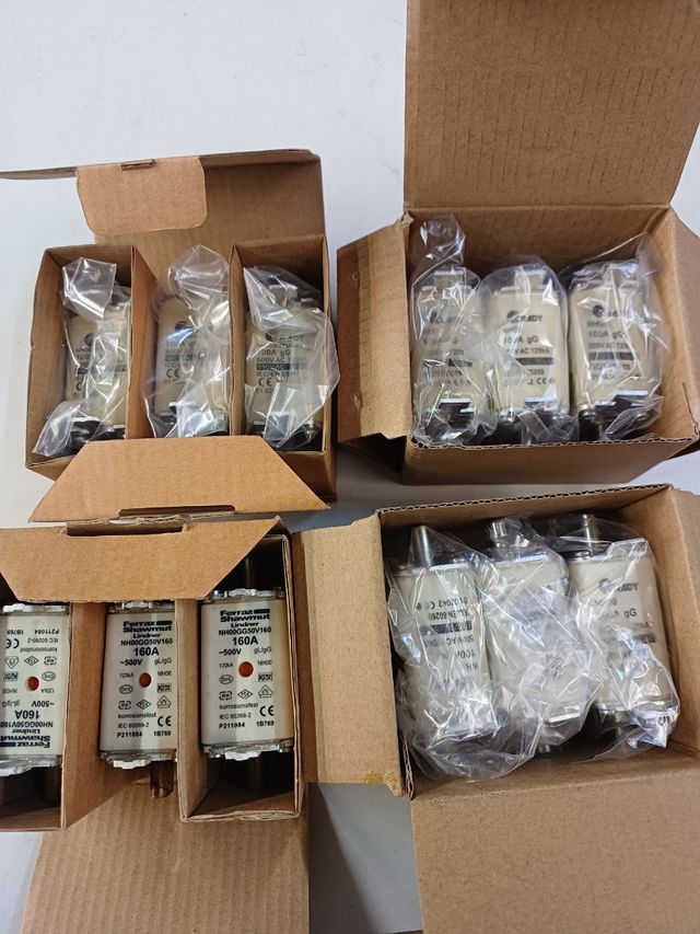 Fusibles electeicos Crady 100A & Ferraz 160A