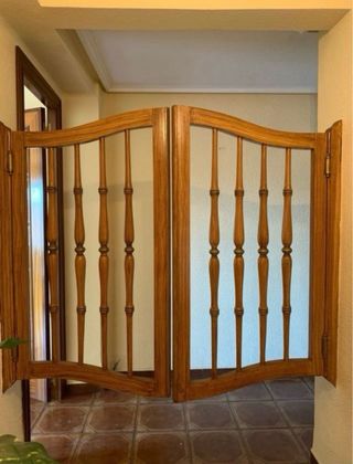 Puertas madera salón - 2 unidades