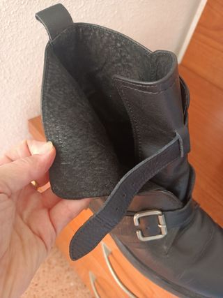 Botines de piel biker, Bimba y Lola, ne