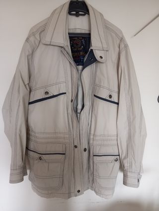 Cazadora Port Navy beige talla M