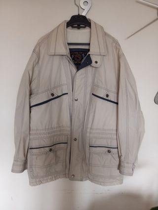 Cazadora Port Navy beige talla M