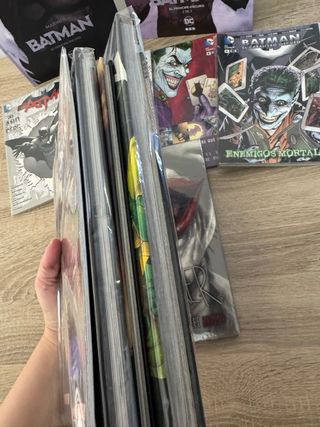 batman 14 Comics en su funda protectora