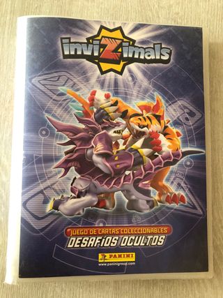Álbum Invizimals + 383 cartas